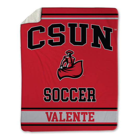 CSUN - NCAA Women's Soccer : Alex Valente - Blanket-0