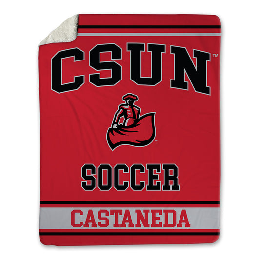 CSUN - NCAA Men's Soccer : Bryan Castaneda - Blanket-0
