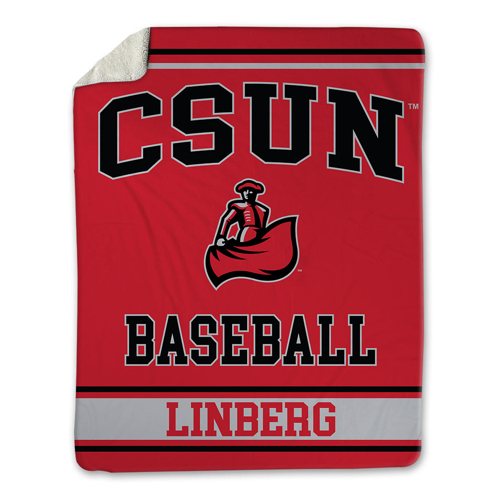 CSUN - NCAA Baseball : Will Linberg - Blanket-0