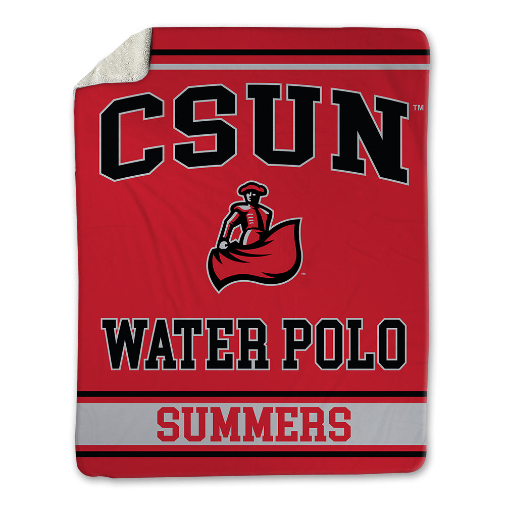 CSUN - NCAA Women's Water Polo : Claire Summers - Blanket-0