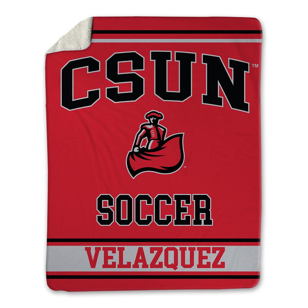 CSUN - NCAA Women's Soccer : Ariah Velazquez - Blanket-0