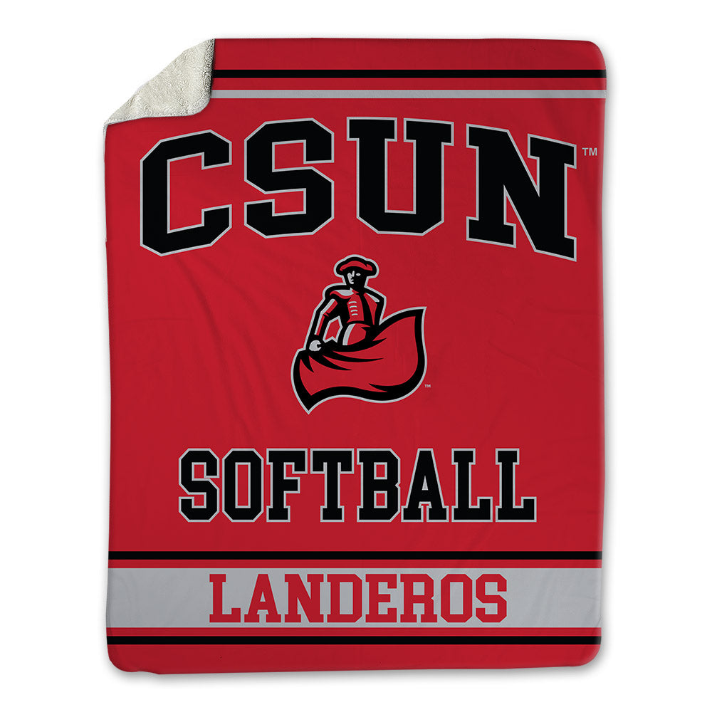 CSUN - NCAA Softball : Alexa Landeros - Blanket-0