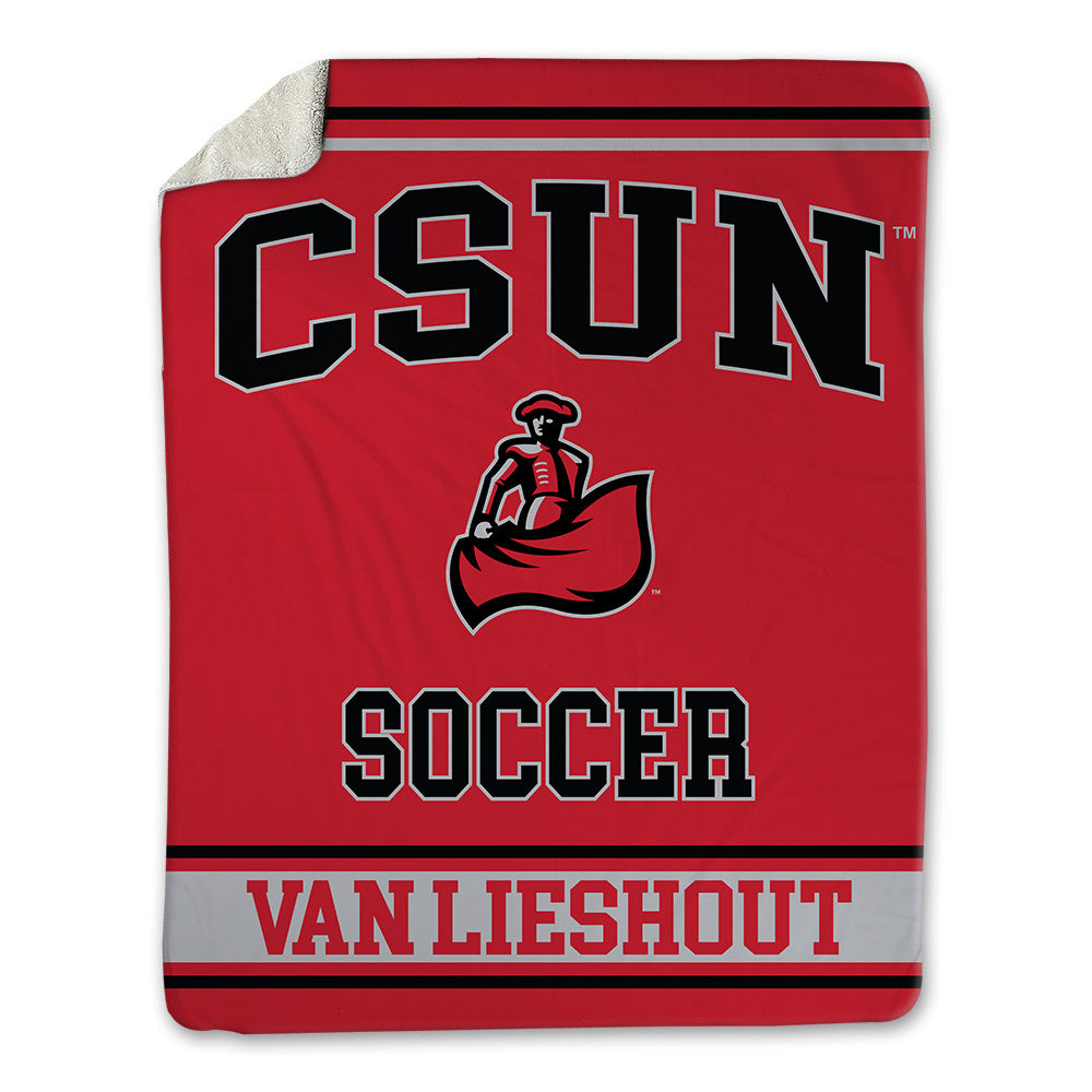 CSUN - NCAA Men's Soccer : Yart Van Lieshout - Blanket-0