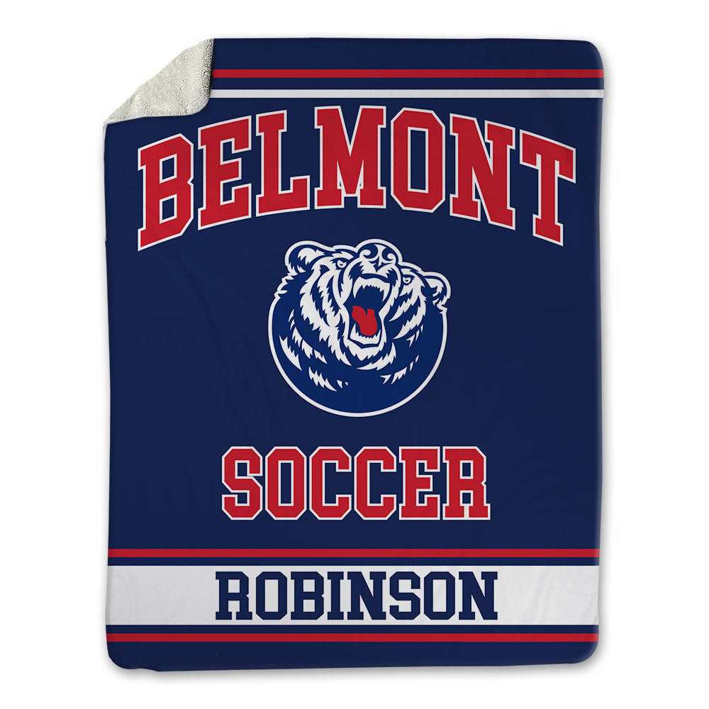 Belmont - NCAA Men's Soccer : Hayden Robinson - Blanket-0