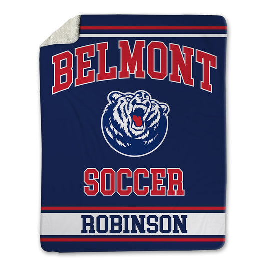 Belmont - NCAA Men's Soccer : Hayden Robinson - Blanket-0