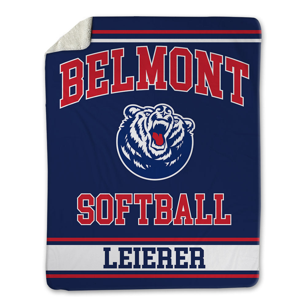 Belmont - NCAA Softball : Hannah Leierer - Blanket-0