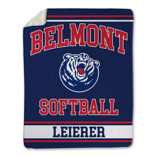 Belmont - NCAA Softball : Hannah Leierer - Blanket-0
