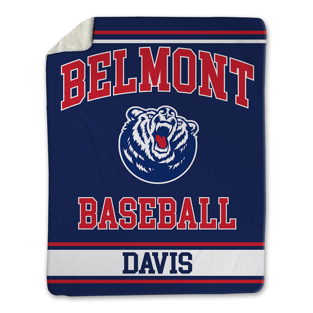 Belmont - NCAA Baseball : Charlie Davis - Blanket-0