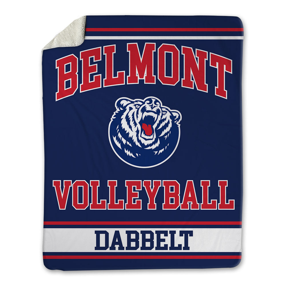 Belmont - NCAA Women's Volleyball : Mialee Dabbelt - Blanket-0