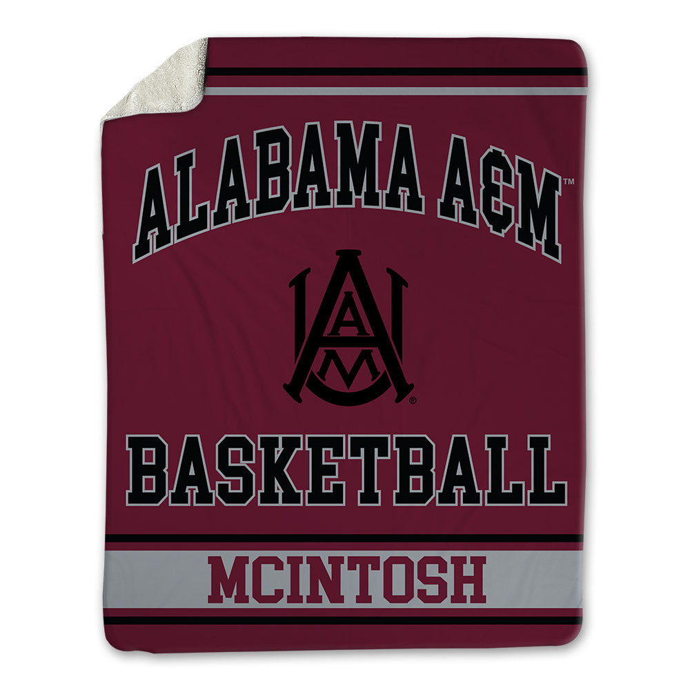 AAMU - NCAA Women's Basketball : Sumayah McIntosh - Blanket-0