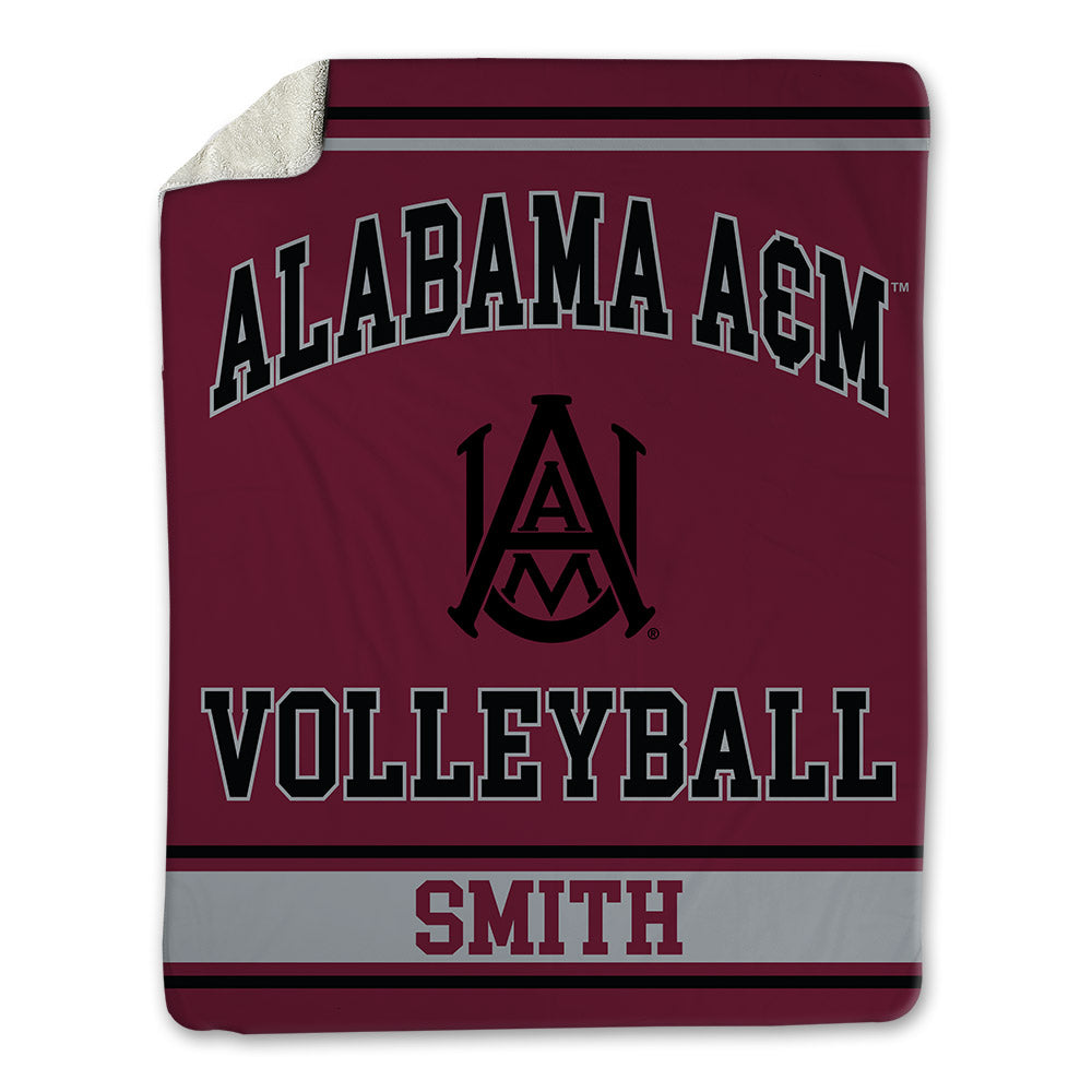 AAMU - NCAA Women's Volleyball : Briana Smith - Blanket-0