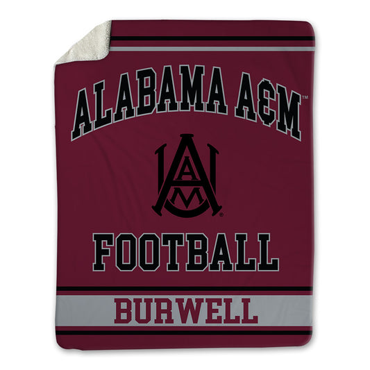 AAMU - NCAA Football : Darius Burwell - Blanket-0