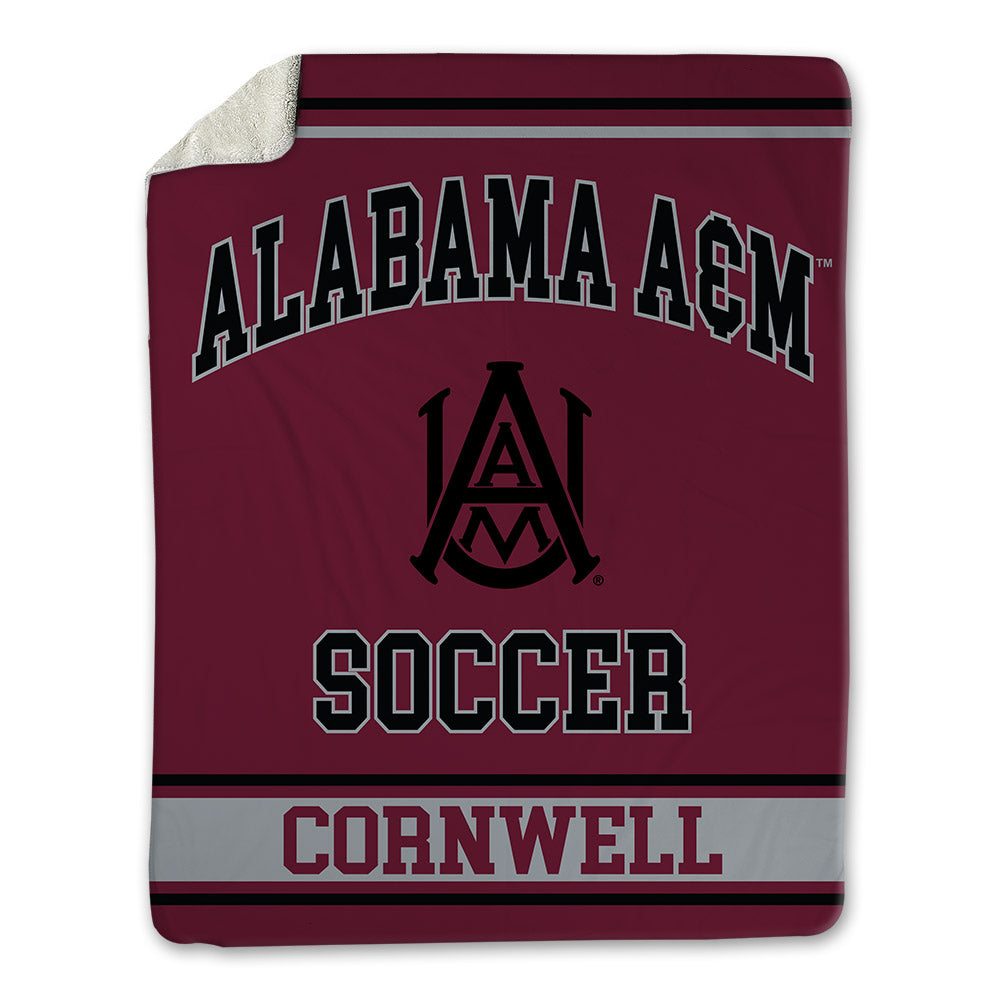 AAMU - NCAA Women's Soccer : Madelyn Cornwell - Blanket-0