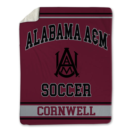 AAMU - NCAA Women's Soccer : Madelyn Cornwell - Blanket-0