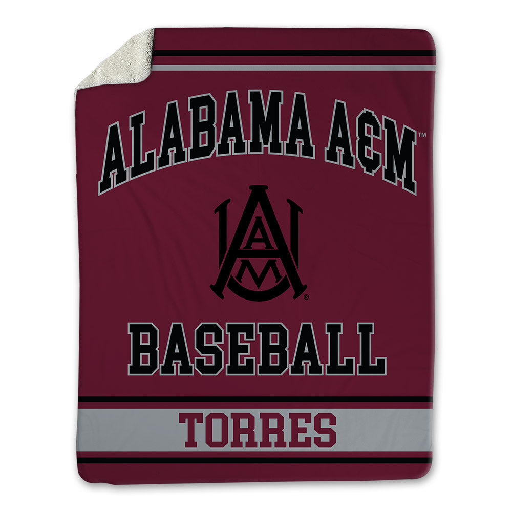 AAMU - NCAA Baseball : Antonio Torres - Blanket-0