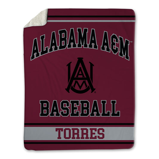 AAMU - NCAA Baseball : Antonio Torres - Blanket-0