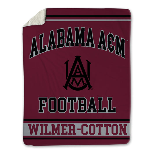 AAMU - NCAA Football : Jelani Wilmer-Cotton - Blanket-0