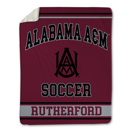 AAMU - NCAA Women's Soccer : Isabella Rutherford - Blanket-0