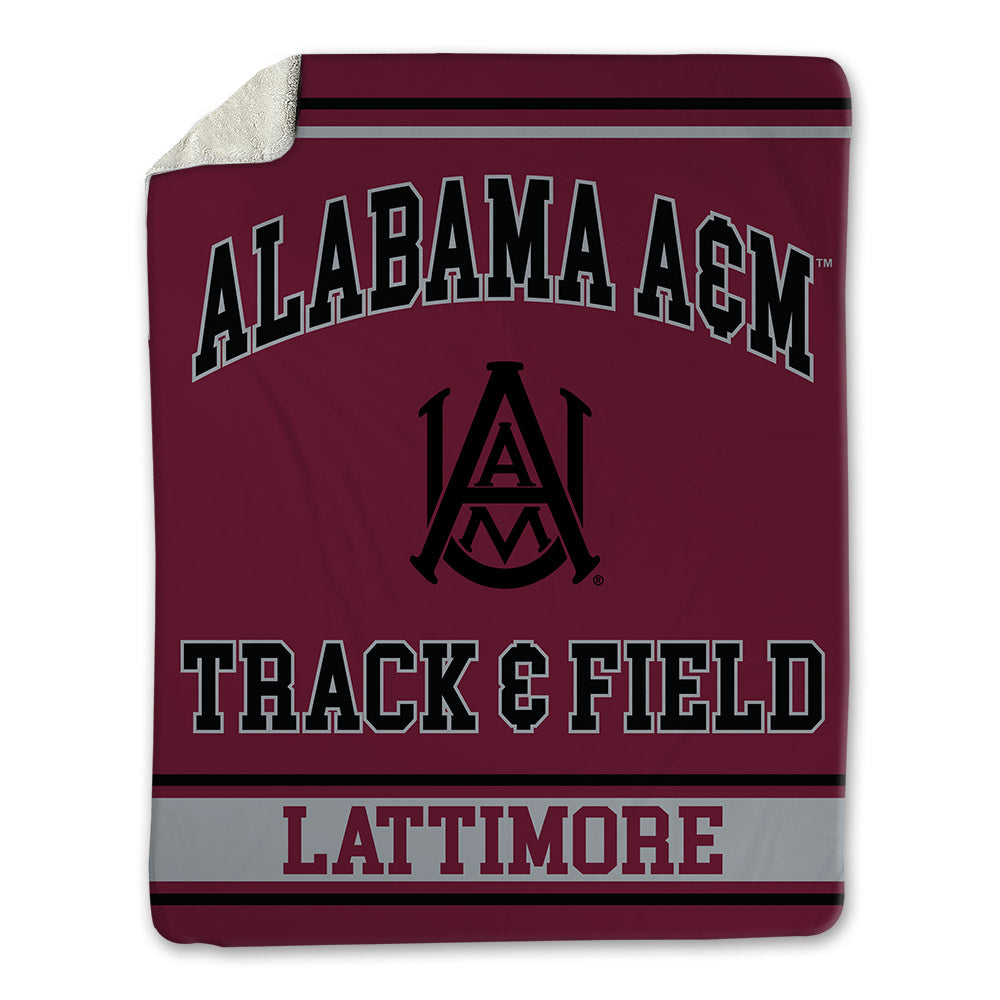 AAMU - NCAA Men's Track & Field : Sherman Lattimore - Blanket-0
