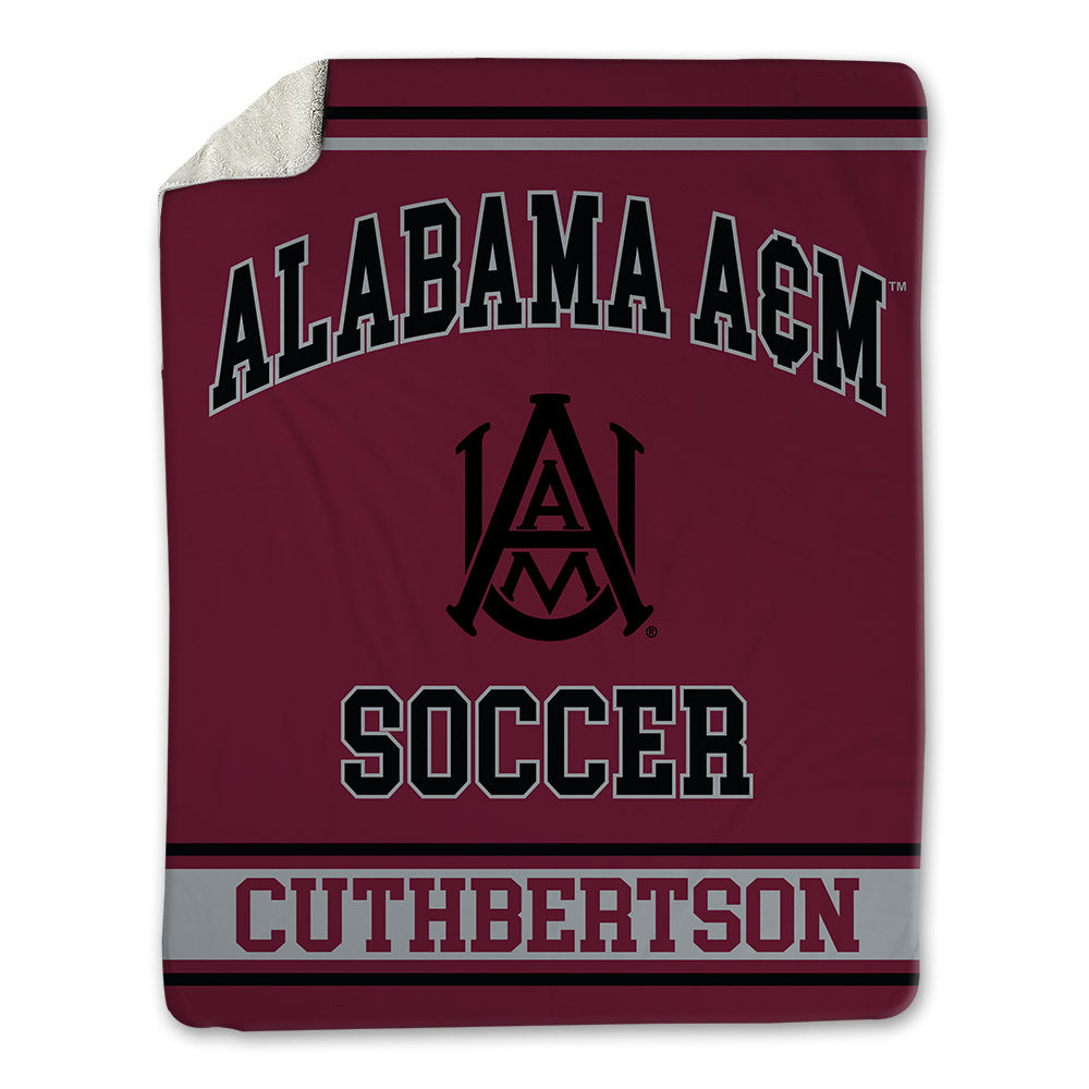 AAMU - NCAA Women's Soccer : Charlotte Cuthbertson - Blanket-0