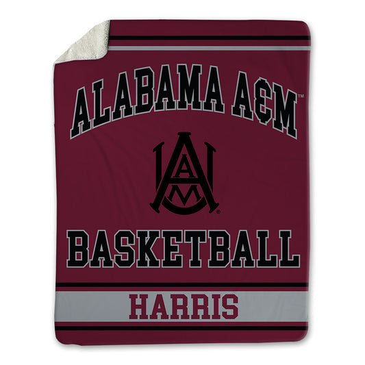 AAMU - NCAA Women's Basketball : Tazi Harris - Blanket-0