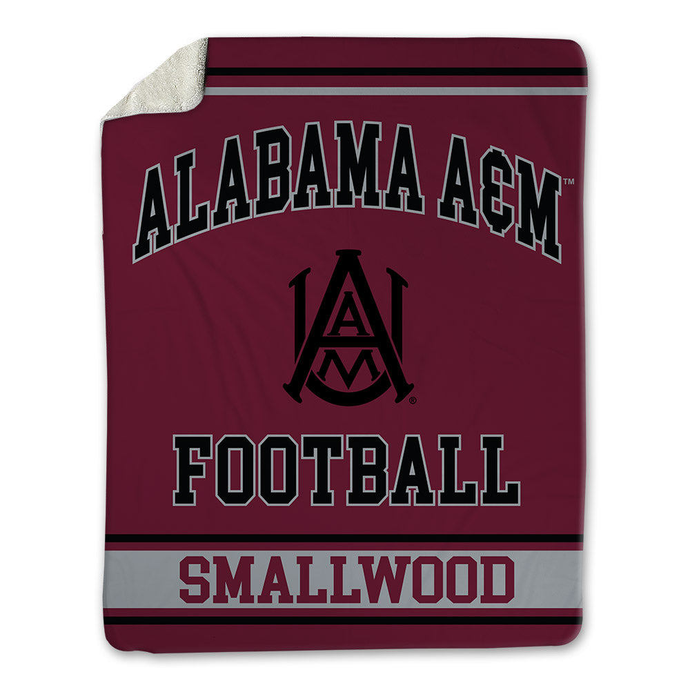 AAMU - NCAA Football : Wilburn Smallwood - Blanket-0