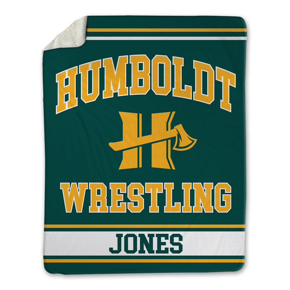 Humboldt State - NCAA Wrestling : Travion Jones - Blanket-0