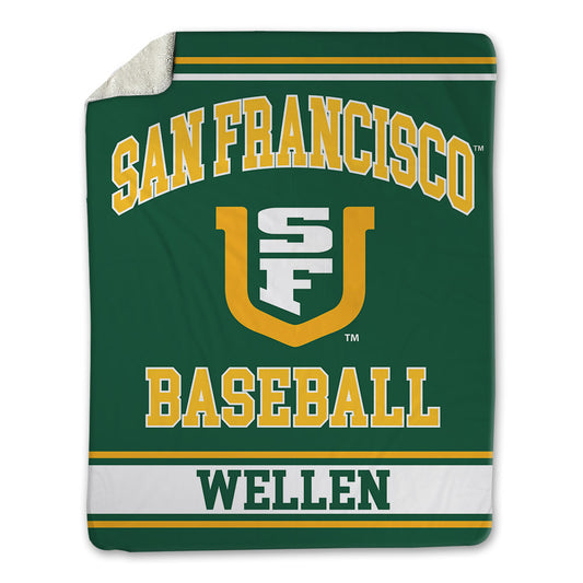 USFCA - NCAA Baseball : Braden Wellen - Blanket-0