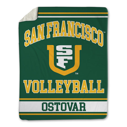 USFCA - NCAA Women's Volleyball : Kayla Ostovar - Blanket-0