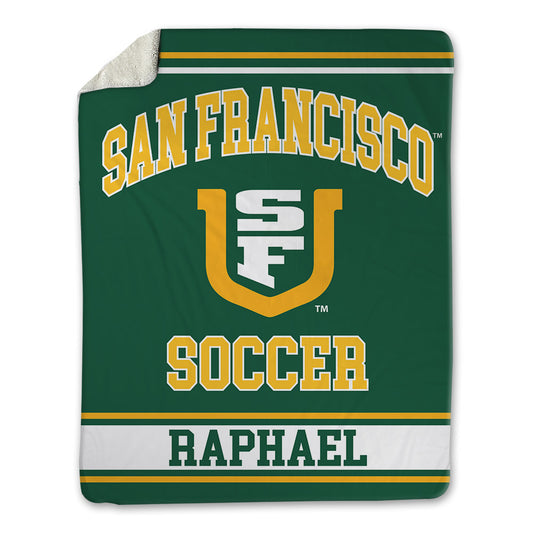 USFCA - NCAA Men's Soccer : David Raphael - Blanket-0