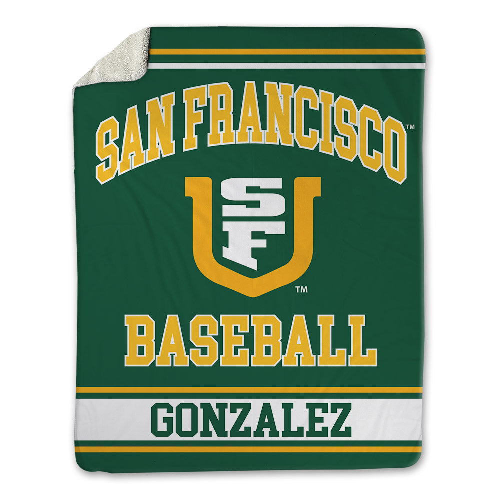 USFCA - NCAA Baseball : Alan Gonzalez - Blanket-0