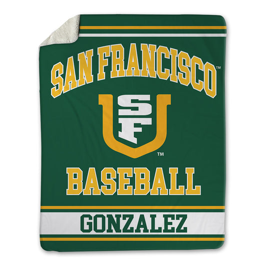 USFCA - NCAA Baseball : Alan Gonzalez - Blanket-0