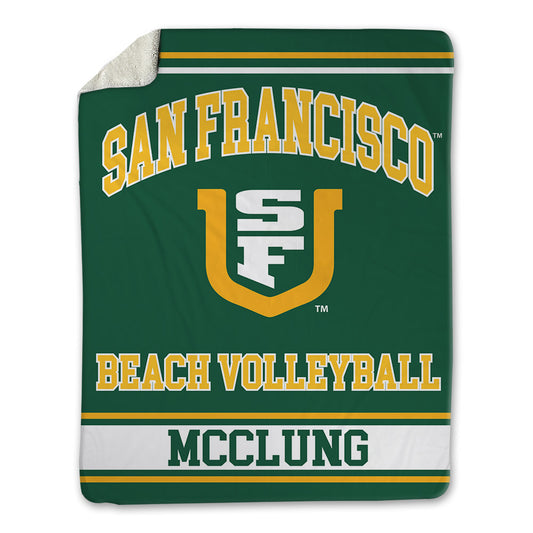 USFCA - NCAA Beach Volleyball : Scarlett McClung - Blanket-0