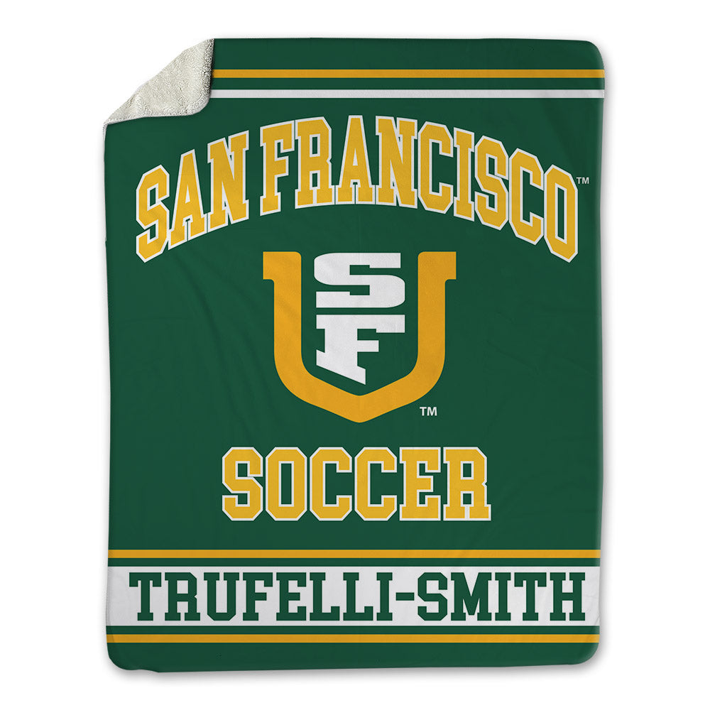 USFCA - NCAA Men's Soccer : Marco Trufelli-Smith - Blanket-0