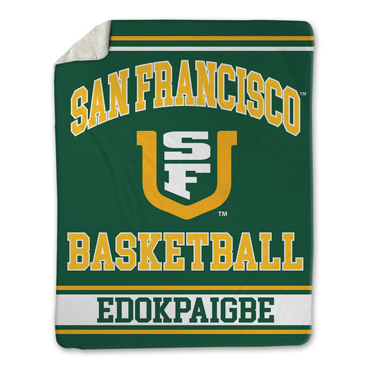 USFCA - NCAA Women's Basketball : Candy Edokpaigbe - Blanket-0