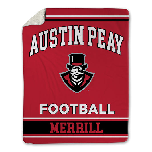 APSU - NCAA Football : Clayton Merrill - Blanket-0