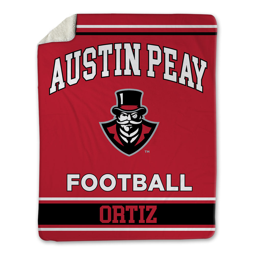 APSU - NCAA Football : Solomon Ortiz - Blanket-0