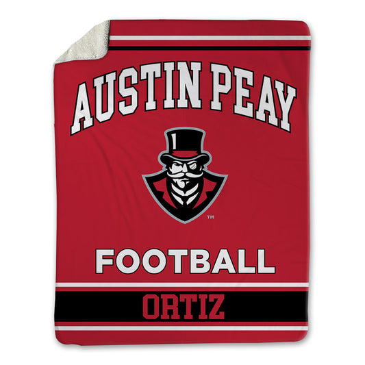 APSU - NCAA Football : Solomon Ortiz - Blanket-0