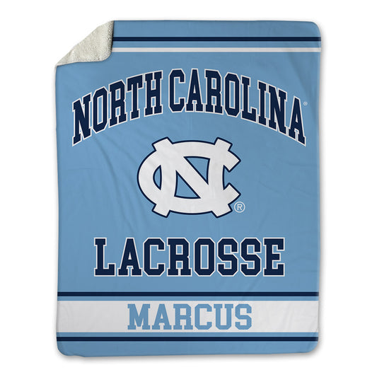 UNC - NCAA Men's Lacrosse : Josh Marcus - Blanket-0