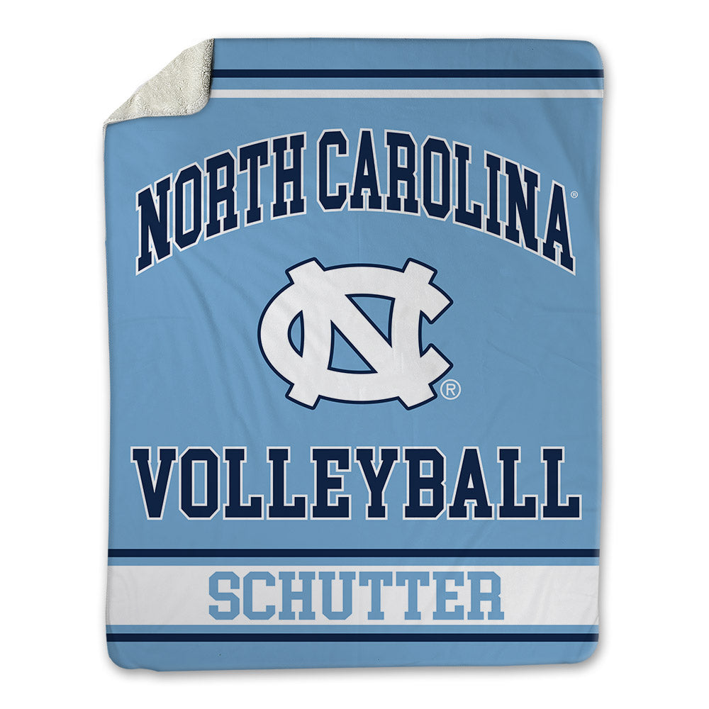 UNC - NCAA Women's Volleyball : Lauren Schutter - Blanket-0