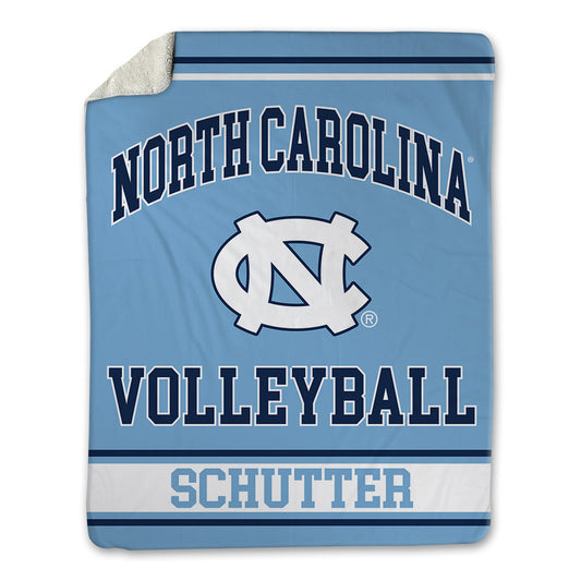 UNC - NCAA Women's Volleyball : Lauren Schutter - Blanket-0