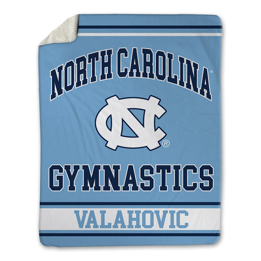 UNC - NCAA Women's Gymnastics : Jordan Valahovic - Blanket-0
