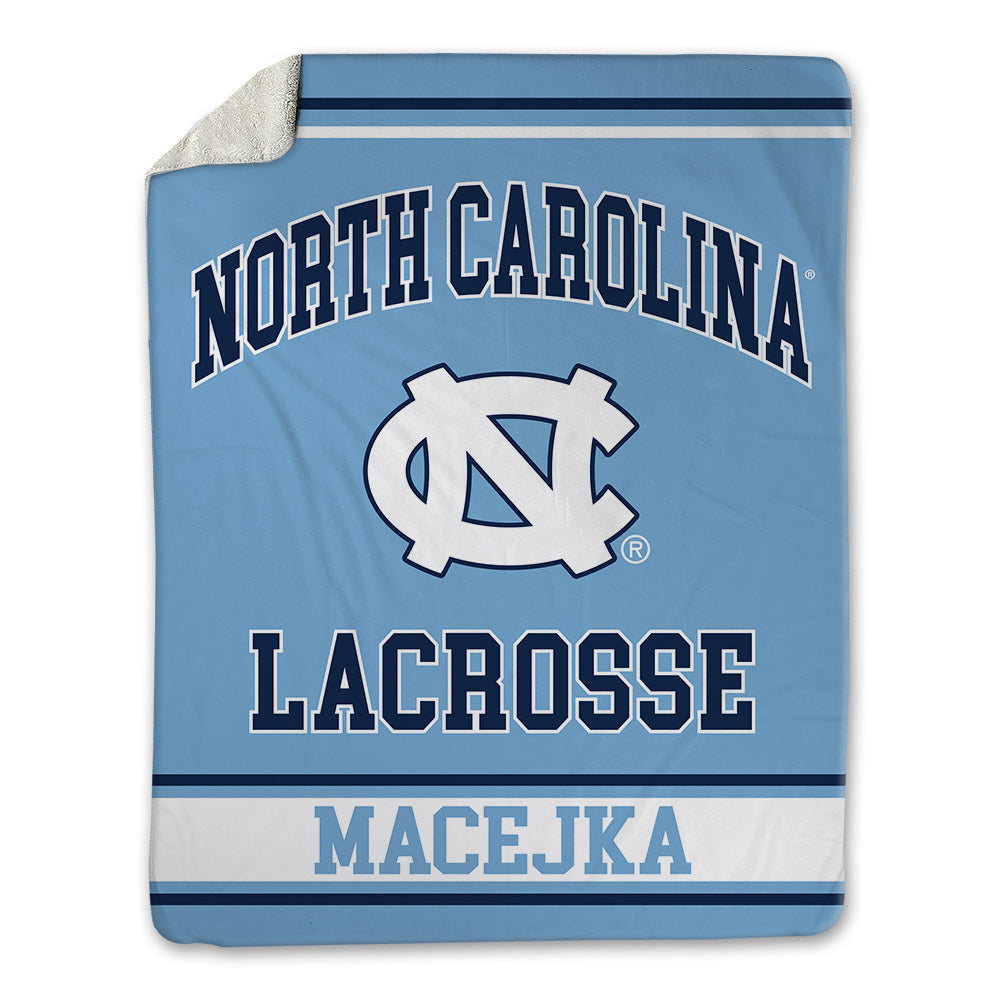 UNC - NCAA Men's Lacrosse : Luke Macejka - Blanket-0
