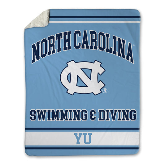 UNC - NCAA Men's Swimming & Diving : Yofang Yu - Blanket-0