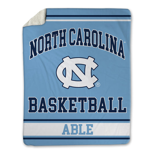 UNC - NCAA Men's Basketball : Douglas Able - Blanket-0