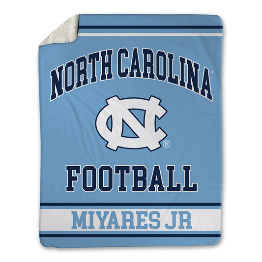UNC - NCAA Football : Andres Miyares Jr - Blanket-0