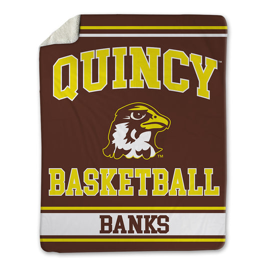 Quincy - NCAA Men's Basketball : Jayden Banks - Blanket-0
