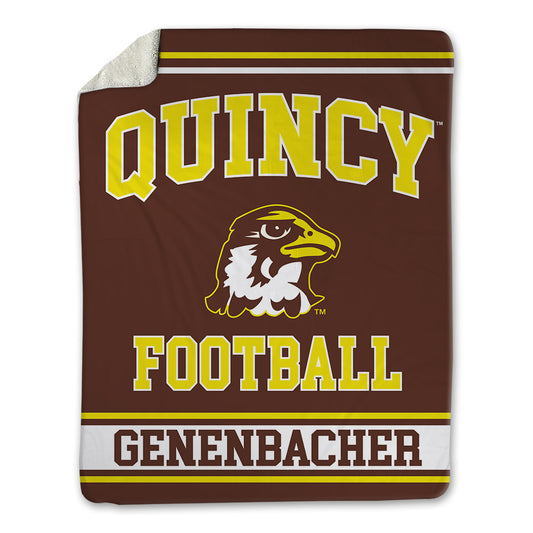 Quincy - NCAA Football : Elijah Genenbacher - Blanket-0