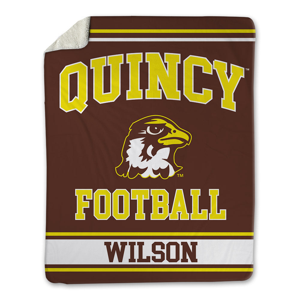 Quincy - NCAA Football : Damian Wilson - Blanket-0