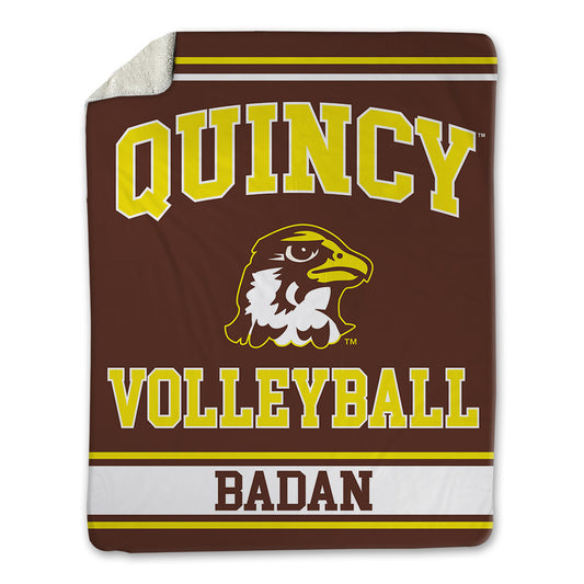Quincy - NCAA Men's Volleyball : Tomas Badan - Blanket-0